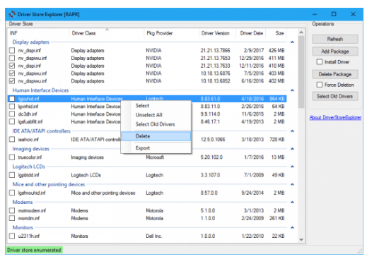Download DriverStore Explorer 0.12.152 Portable