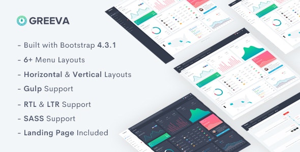 Greeva v2.0 - Admin & Dashboard Template