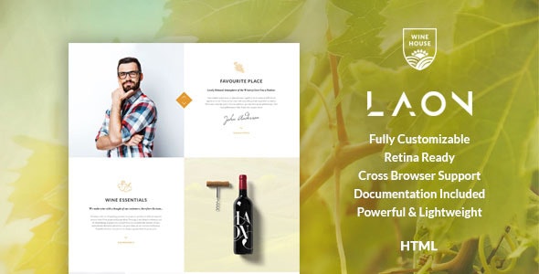 Laon v1.1 - Wine House, Vineyard & Shop HTML Template