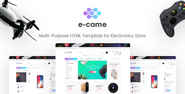 E-come v1.0 - Multi-Purpose HTML Template for Electronics Store