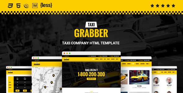 Taxi Grabber - HTML Template