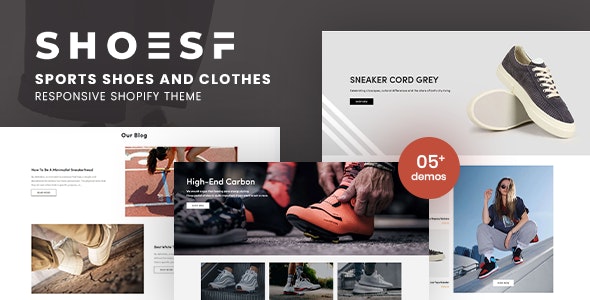 Shoesf v1.0 - Running Sports Shoes Clothes Shopify Theme