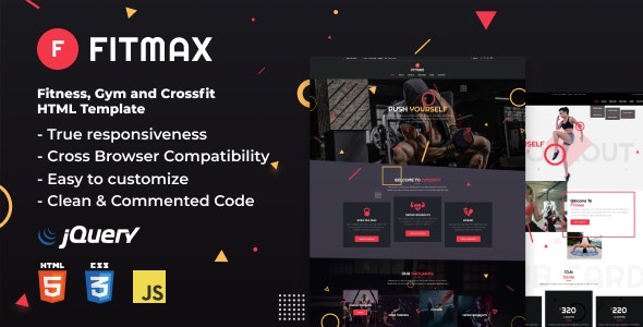 Fitmax v1.0 - Fitness and Crossfit HTML Template