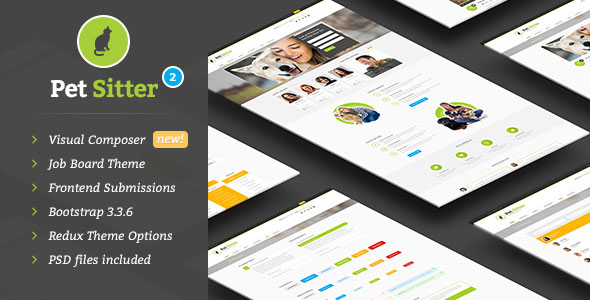 Pet Sitter v2.3.1 - Job Board Responsive WordPress Theme