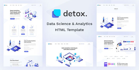 Detox v1.0 - Data Science & Analytics HTML Template
