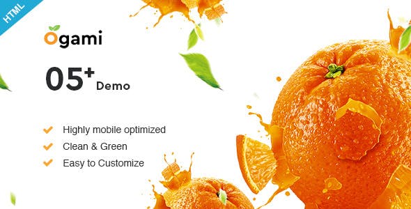 Ogami v1.0 - Multipurpose Organic Store & Bakery HTML Templates