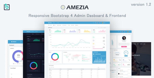 Amezia v1.2 - Responsive Admin & Dashboard Template