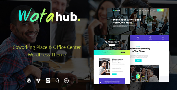 WotaHub v1.0.3 - Coworking Space WordPress Theme