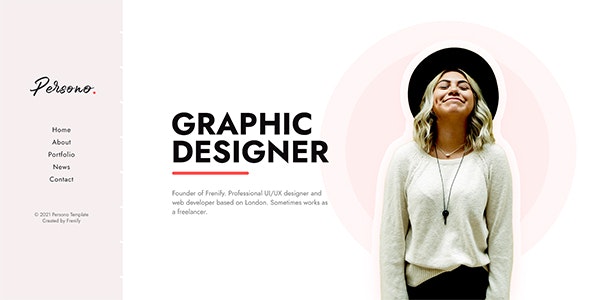 Persono v1.0 - Personal HTML Template