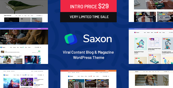 Saxon v1.3.1 - Viral Content Blog & Magazine Theme