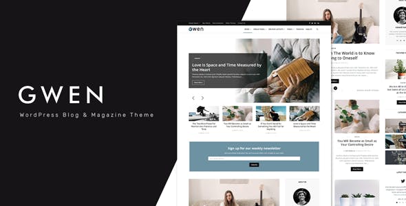 Gwen v1.6 - Creative Personal WordPress Blog Theme