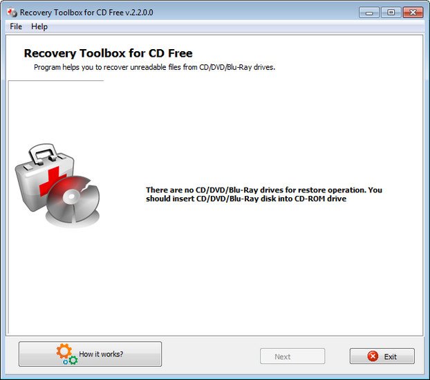 Download CD Recovery Toolbox Free 2.5.17