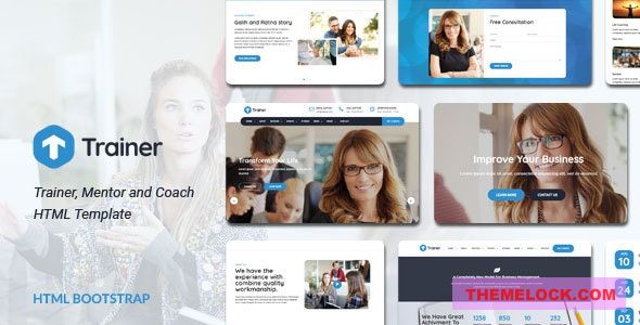 Trainer v1.0 - Trainer, Mentor and Coach HTML Template