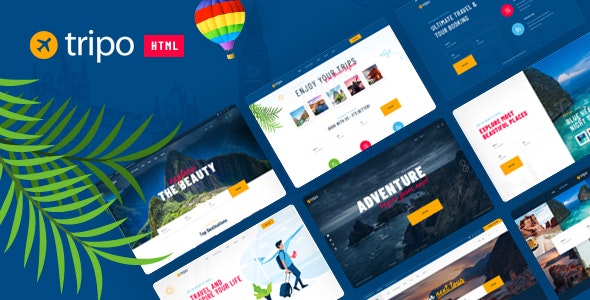 Tripo v1.0 - HTML Template For Travel & Tourism Agencies