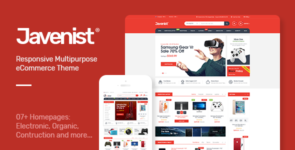 Javenist v1.2.3 - Multipurpose eCommerce WordPress Theme