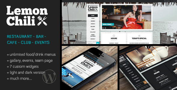 LemonChili v4.0.1 - a Premium Restaurant WordPress Theme
