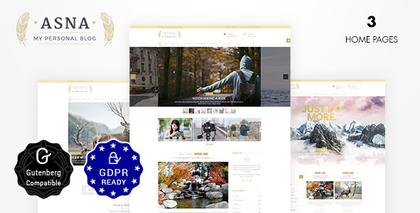 Asna v1.3 - Creative Blog