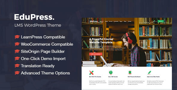 Download EduPress v1.1 – Responsive LMS, University Education Theme | Free Nulled Scripts