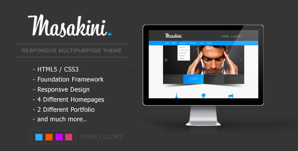 Masakini - Multi-purpose Responsive HTML Template