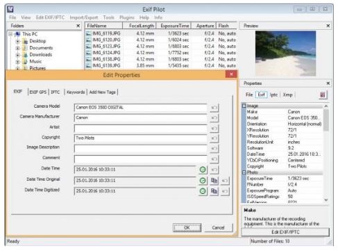 Download Exif Pilot 6.28.0 Batch Portable