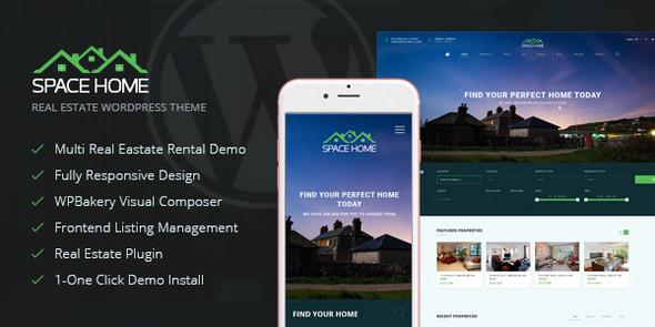 Space Home v2.1.2 - Real Estate WordPress Theme