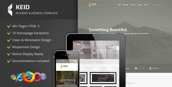 Keid v1.0 - Modern Multipurpose HTML Template