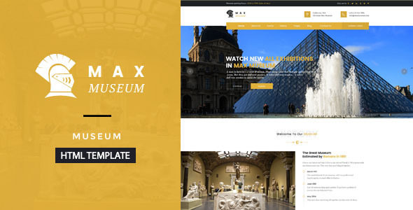 Download Max Museum – Historical & Artifacts Museum HTML Template | Free Nulled Scripts