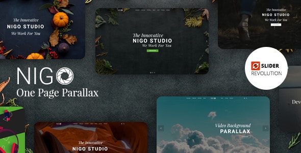 Nigo v1.0 - Creative Parallax One Page HTML Template