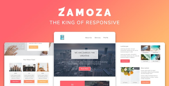 Zamoza v1.0.0 - Responsive Multipurpose Email Template