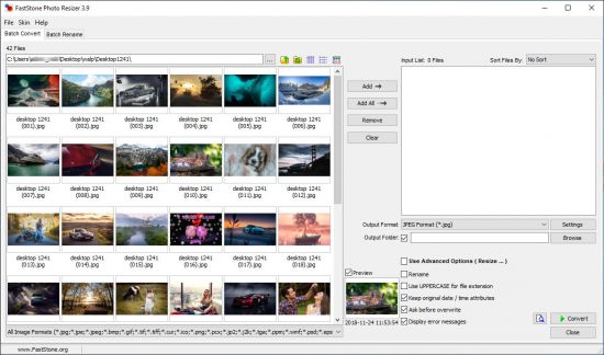 Download FastStone Photo Resizer 4.5 Corporate Portable