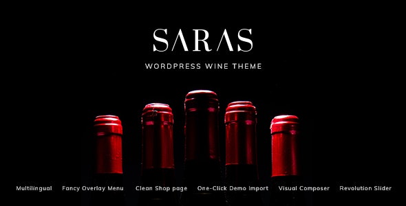 Saras v1.5 - Wine WordPress Theme