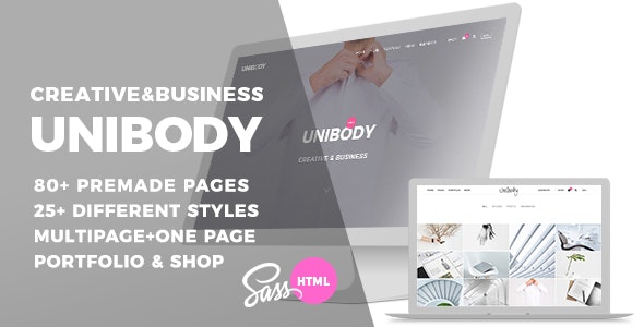 Unibody v1.1.0 - Multipurpose One/Multi Page HTML5 Template