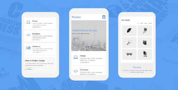 Purasa v1.0 - Responsive Mobile Template