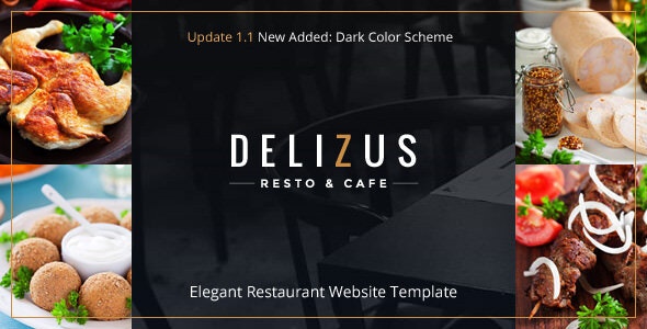 Delizus v1.1.1 - Restaurant Website Template