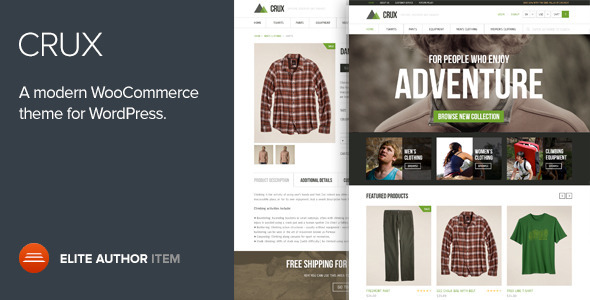 Crux v2.2.0 - Modern and lightweight WooCommerce theme