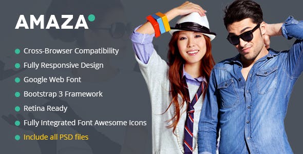 Amaza v1.0 - Fashion Store HTML Template