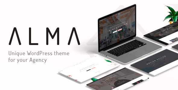 Alma v1.2 - Minimalist Multi-Use WordPress Theme
