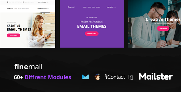 finemail v1.0 - 60+ Modules + Online Access + Mailster + MailChimp