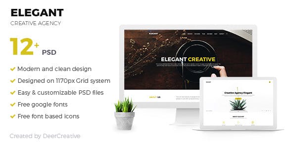 ELEGANT v1.0 - Creative Agency PSD Template