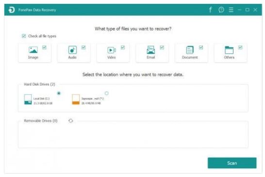 Download FonePaw Data Recovery 3.8 (x64) Multilingual Portable