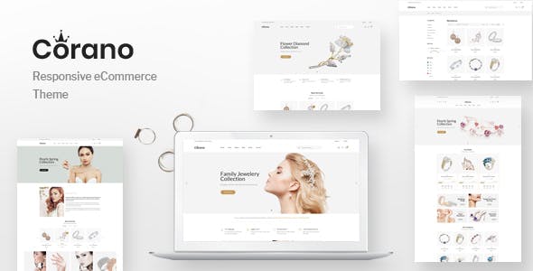Corano v1.0 - Jewellery OpenCart Theme (Page Builder Layouts)