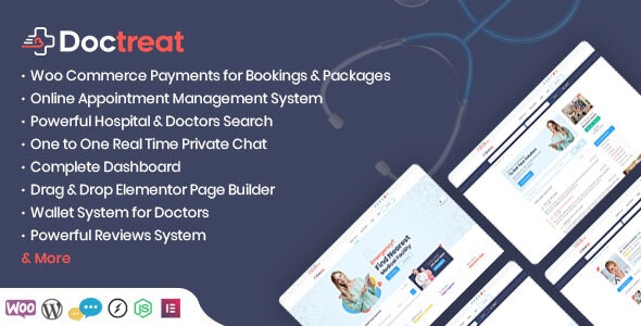 Doctreat v1.3.1 - Doctors Directory WordPress Theme