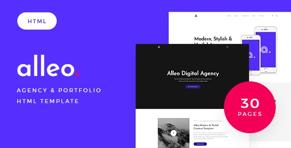Alleo v1.0 - Agency & Portfolio HTML Template