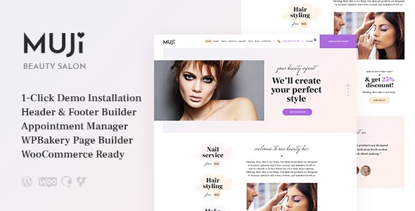 Muji v1.1.0 - Beauty Shop & Spa Salon WordPress Theme