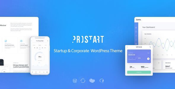 ProStart v1.1 - Startup & Corporate WordPress Theme