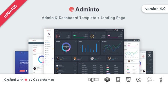 Adminto v4.0 - Admin Dashboard Template