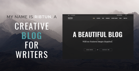 Download RibTun v1.0 – WordPress Blog Theme For Writers | Free Nulled Scripts