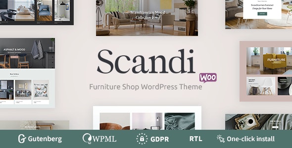 Scandi v1.0.1 - Decor & Furniture Shop WooCommerce Theme