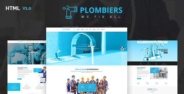 Plombiers - Plumber, Repair Services HTML Template