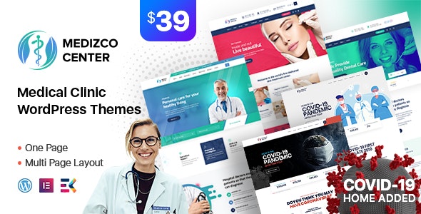 Medizco v2.0 - Medical Health & Dental Care Clinic WordPress Theme
